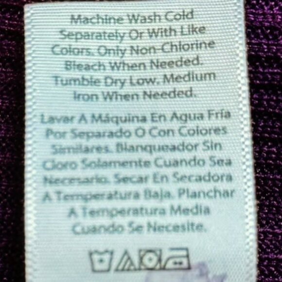 Free Assembly Purple Long Sleeve Cardigan Sweater Button Down Top Soft Large - Picture 6 of 7